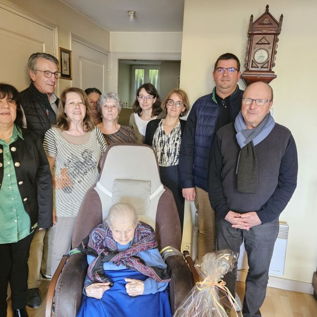 Une centenaire à l’honneur à Albussac !