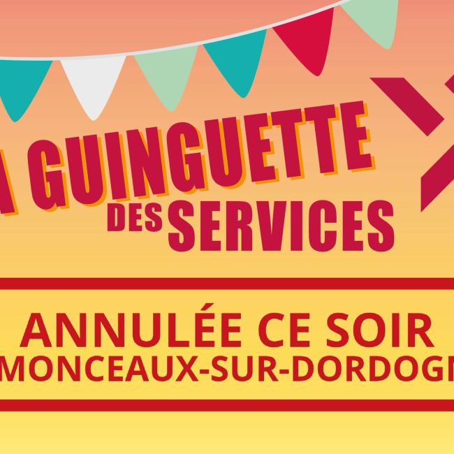 ANNULATION – Guinguette des services à Monceaux-sur-Dordogne