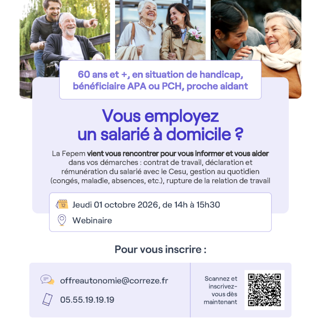 WEBINAIRE – Devenez particulier employeur – jeudi 1er octobre 2026