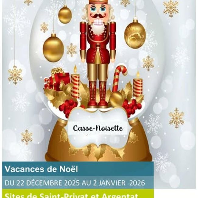 Centre de loisirs et accueil jeunes Xaintrie Val Dordogne – Programme Noël 2025