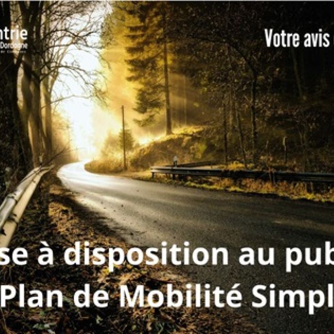 Mise à disposition du public du Plan de Mobilité Simplifié à la mairie d’Albussac du 17 mars au 17 avril 2026
